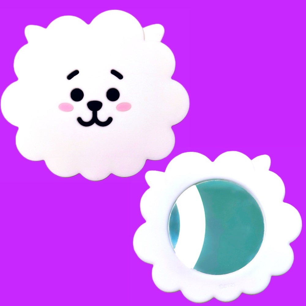 BT21 RJ Alpaca Designed by Jin of BTS Small Pocket/Hand Mirror